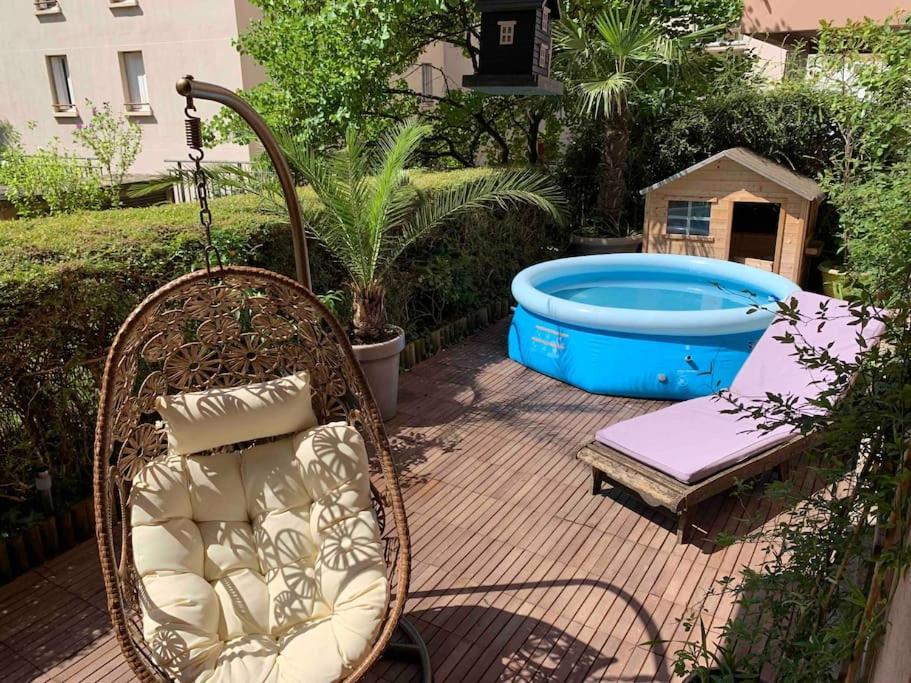 Gare La Part Dieu, Avec Terrasse, Jardin Et Parking Лион Екстериор снимка